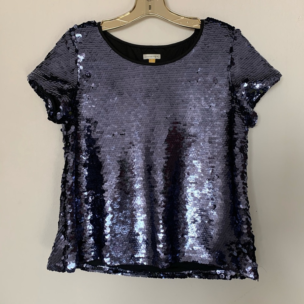 NWOT Anthropologie Sequin tee